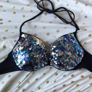PINK Victoria’s Secret Bikini Top Sparkly